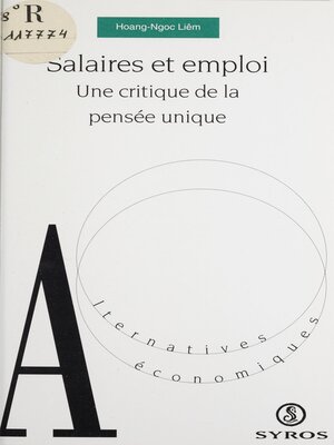 cover image of Salaires et emploi
